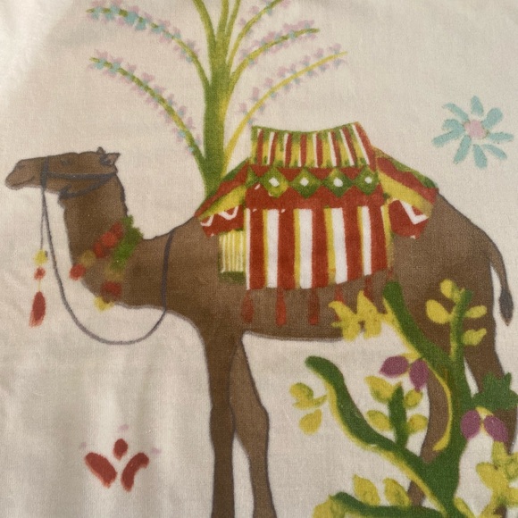 Beach Towel Oversized John Robshaw RAMAN IVORY 40"x70" NWT Extra Soft Animals - Picture 3 of 9